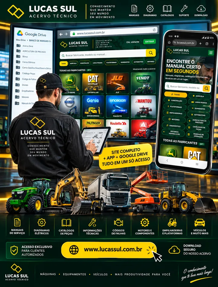Acervo técnico Lucas Sul disponível no site, aplicativo e Google Drive